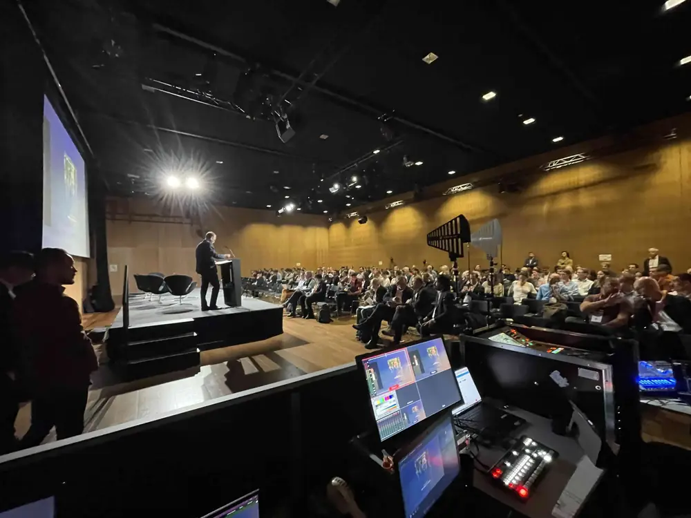 Conférence technologique captée en multicaméra