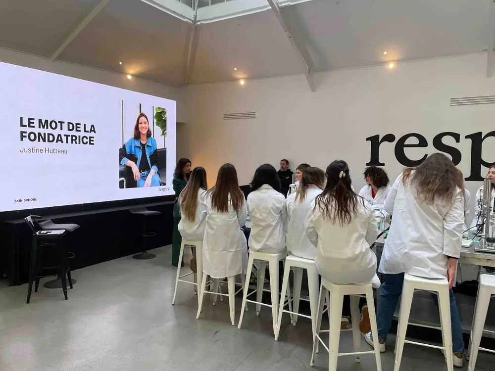 Prise de parole sur scène