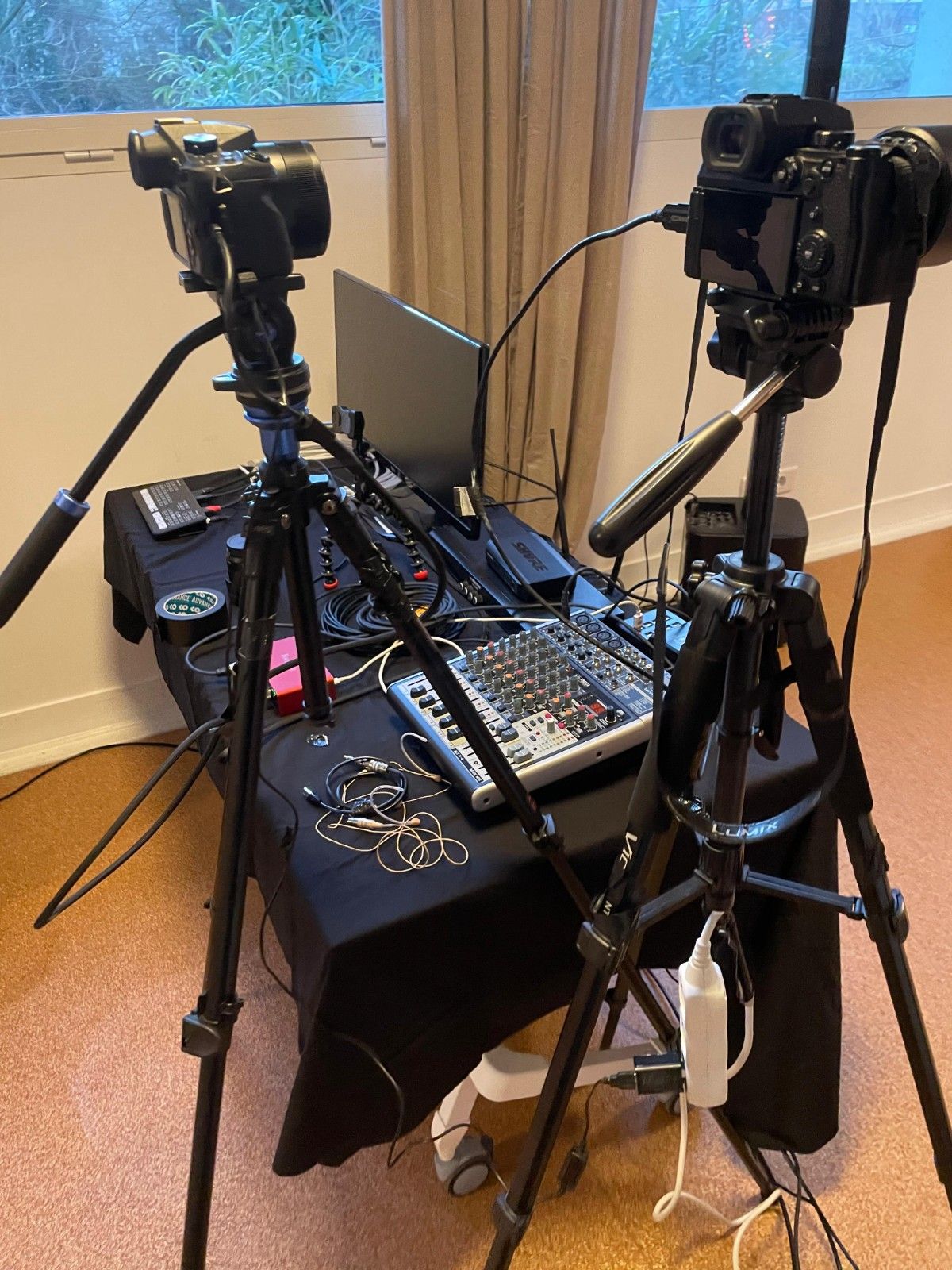 Régie vidéo pour un podcast Zoom en direct