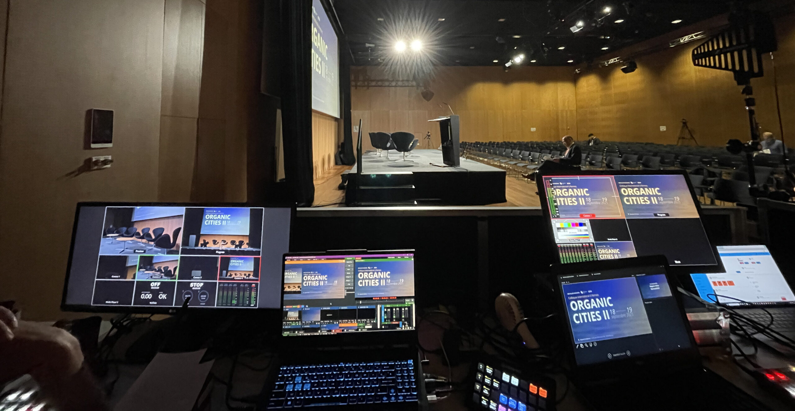 Captation et gestion duplexe zoom pour conférence 2