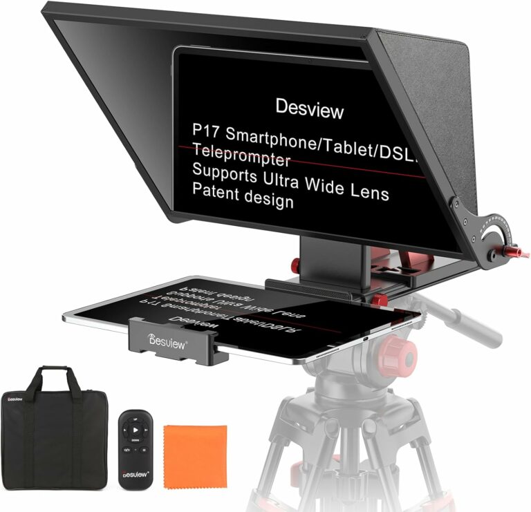 Location de prompteur sur trepied 17 pouce avec ipad