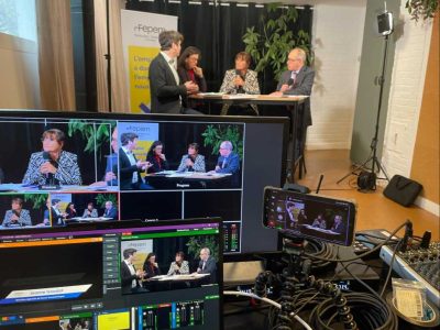 Plateau TV pour podcast vidéo