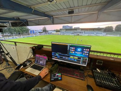 captation et streaming video d'un match de foot sportif en live